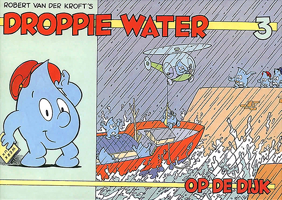 Voorkant van stripboekje Droppie Water 3: Op de dijk